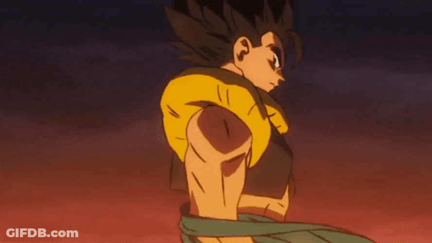 Gogeta Talk Super Broly GIF