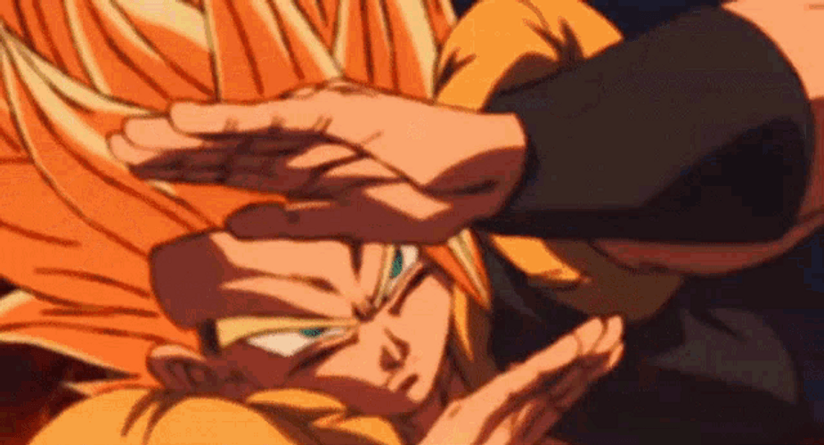 Gogeta Vs Broly Fight GIF