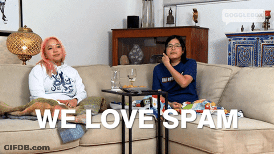 Gogglebox Talk We Love Spam GIF