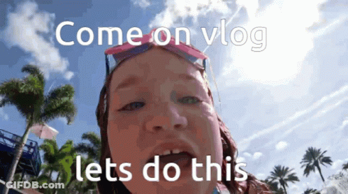 Goggles Person Come On Vlog Let's Do This GIF