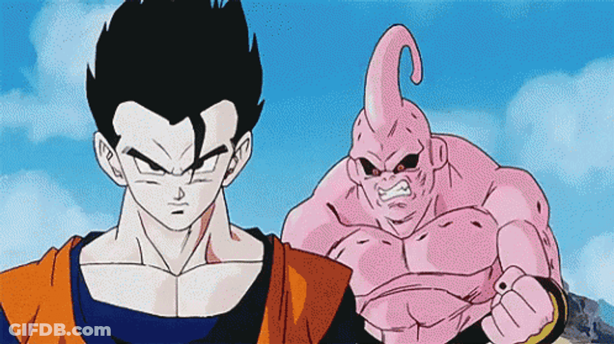 Gohan Blocking Punch GIF
