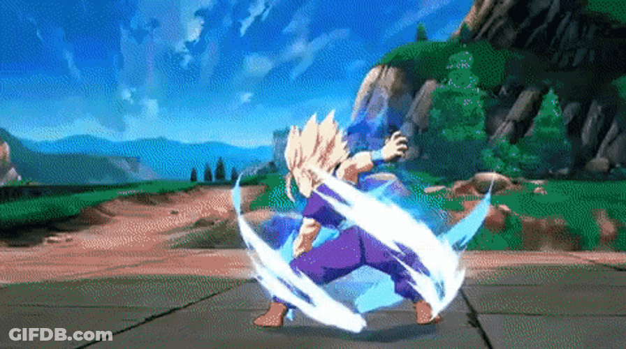 Gohan Blue Kame Hame Wave GIF