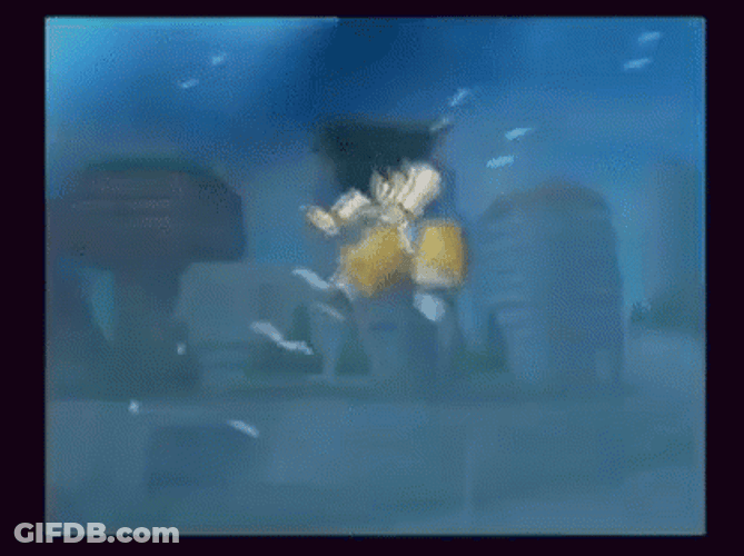 Gohan Spirit Bomb Impact GIF