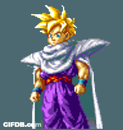 Gohan With Cape GIF