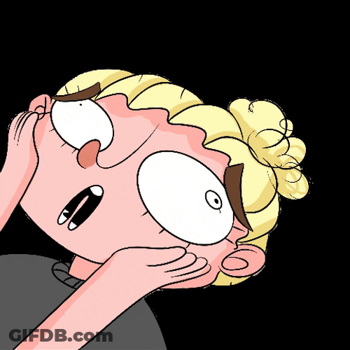 Going Crazy Animated Girl Face Palm Reaction GIF