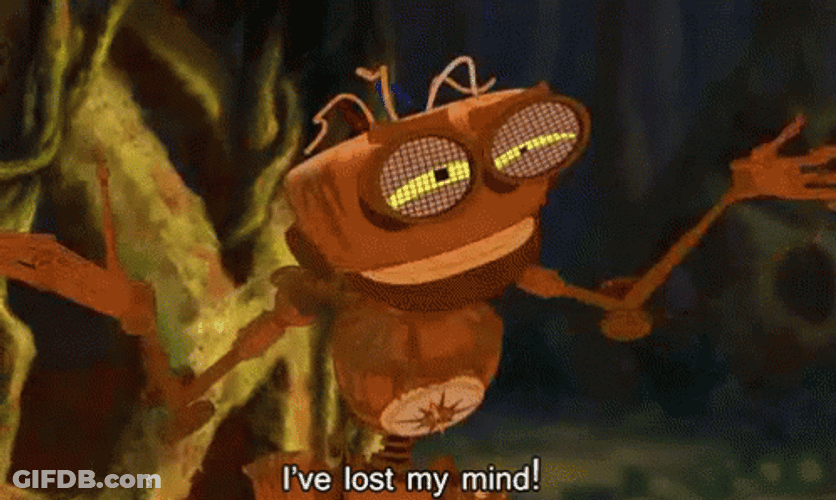Going Crazy Losing Mind Ben Treasure Planet GIF