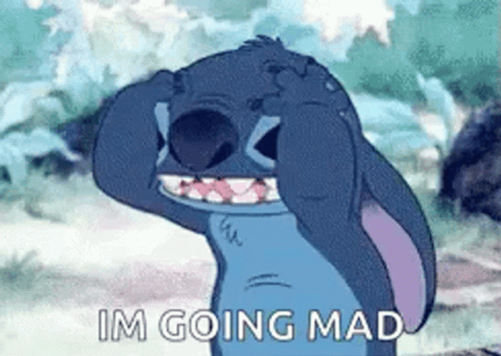 Going Crazy Mad Lilo And Stitch Meme GIF