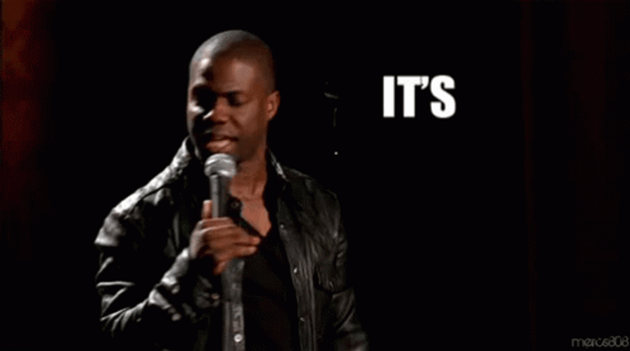 Going Down Funny Man Kevin Hart GIF