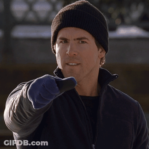 Going Down Thumbs Down Ryan Reynolds GIF