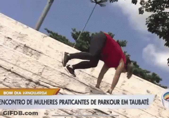 Going Home From Work Parkour GIF