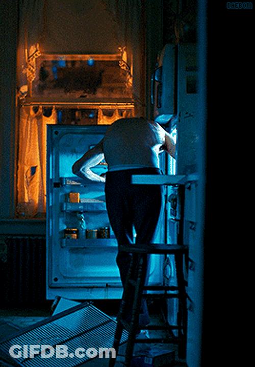 Going Inside To Freeze GIF