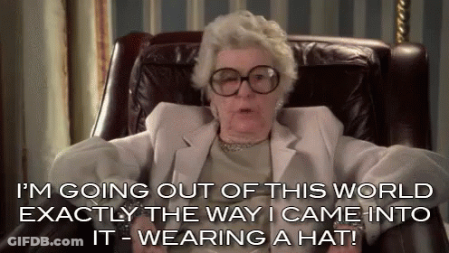 Going Out The Way I Came In Wearing Hat 30 Rock GIF