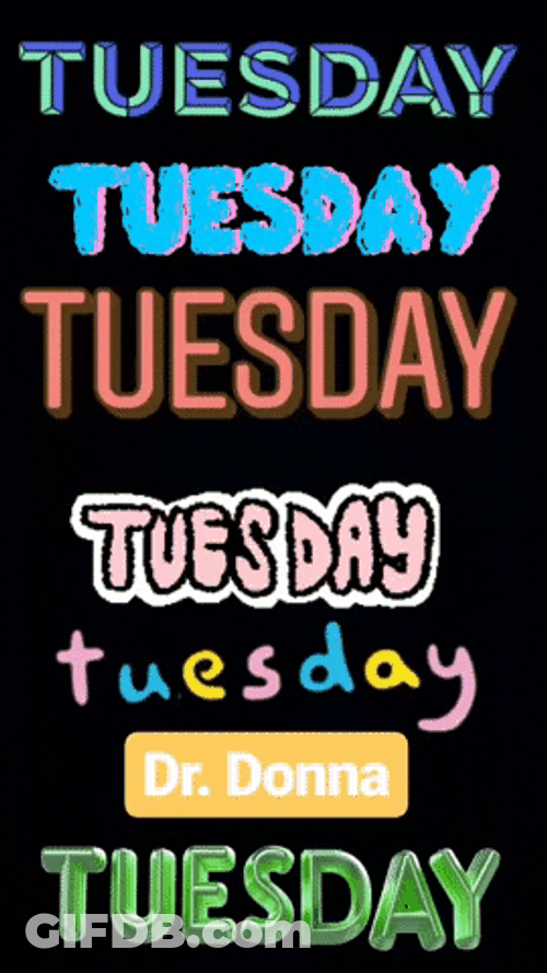 Going Up On A Tuesday Animated Art GIF