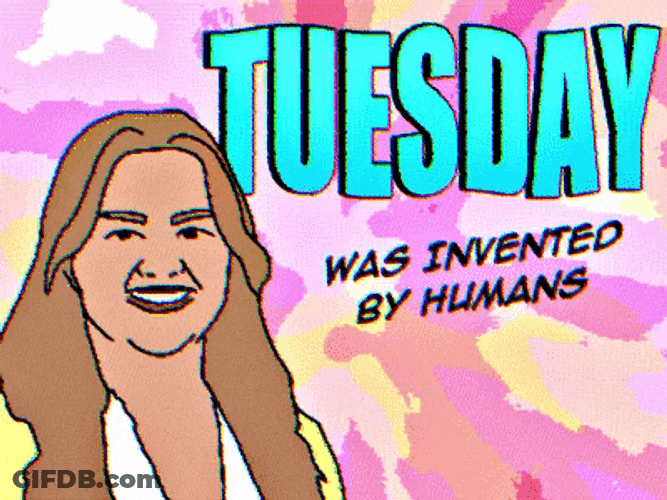 Going Up On A Tuesday Moving Sketch GIF