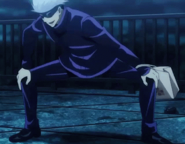 Gojo Dance Moves Meme GIF