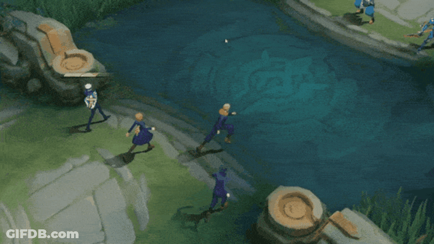 Gojo Domain Expansion Attack Gameplay GIF