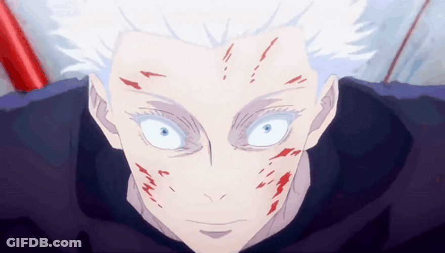 Gojo Domain Expansion Bloody Encounter GIF