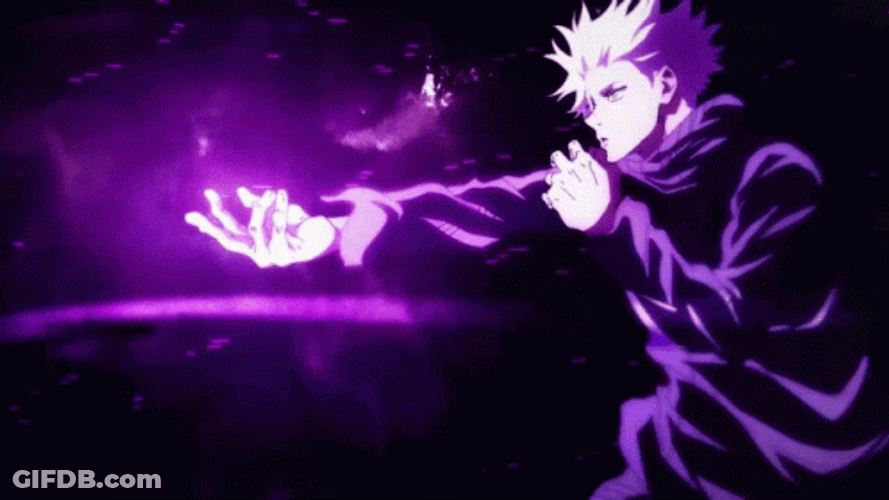 Gojo Domain Expansion Lightning Strike GIF