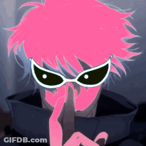Gojo Domain Expansion Pink Splash GIF