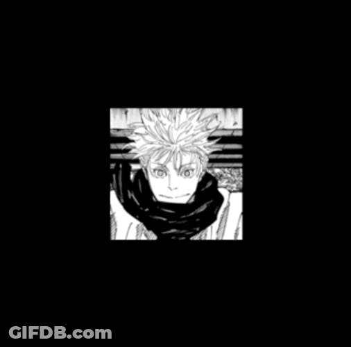 Gojo Domain Expansion Rotating 3D Cube Animation GIF