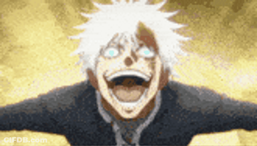 Gojo Green Eye Meme GIF