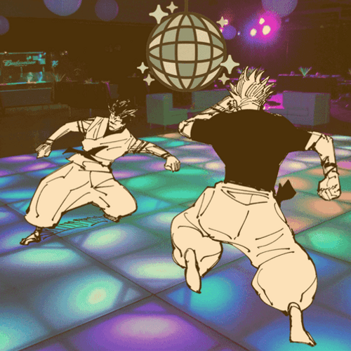 Gojo In Party Club Meme GIF