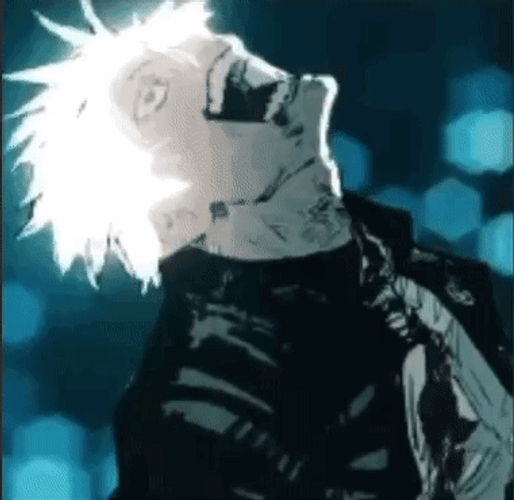 Gojo Scary Evil Laugh Jujutsu Kaisen GIF
