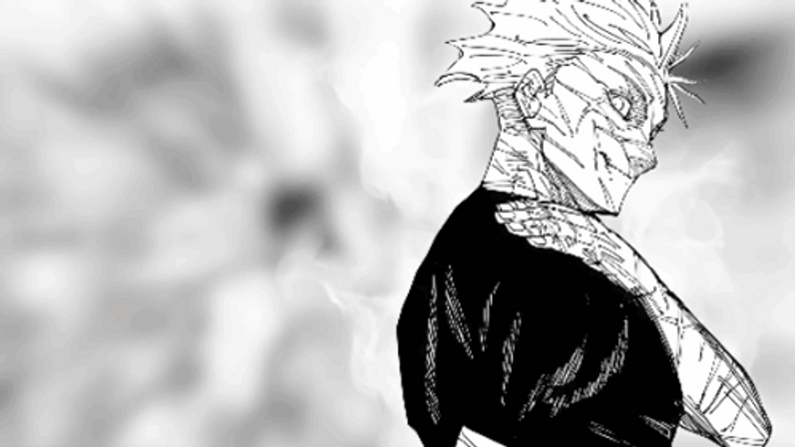 Gojo Strongest Battle Ready Pose GIF