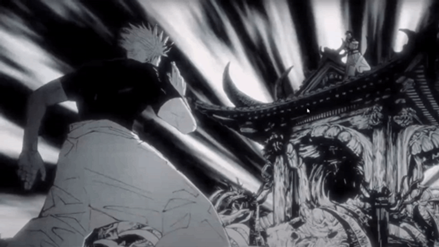 Gojo Sukuna Thrilling Domain Expansion GIF