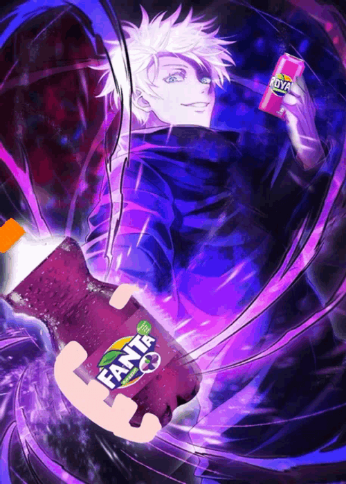 Gojo With Fanta Gojo With Royal Meme GIF