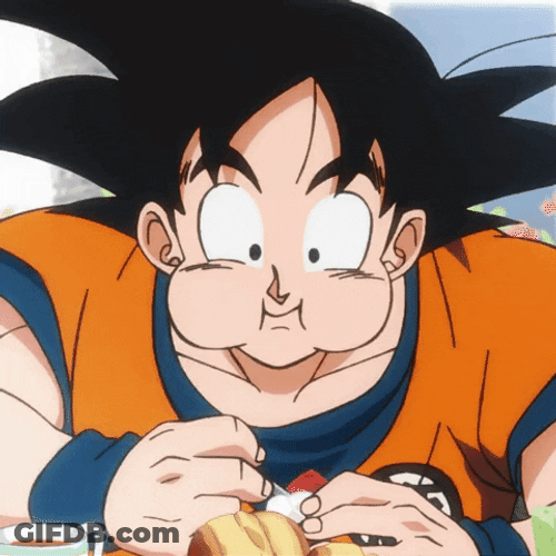 Gok Sin Goku Eating GIF