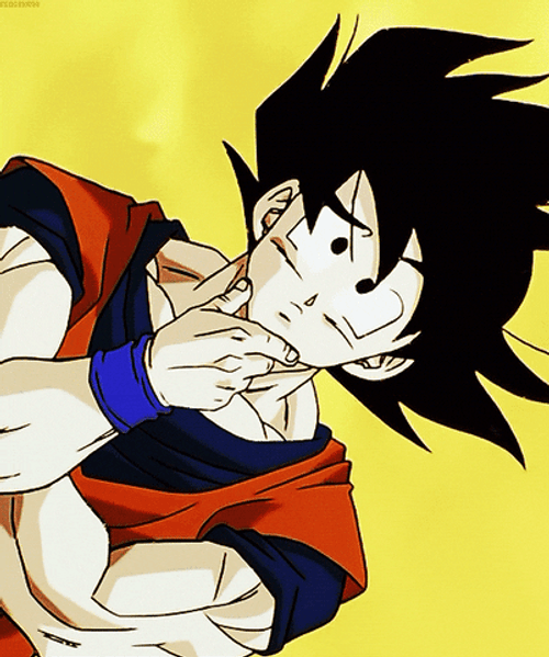 Gok Son Goku Thinking GIF