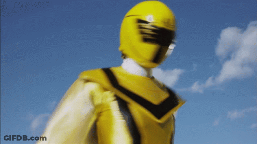 Gokai Yellow Magiranger GIF