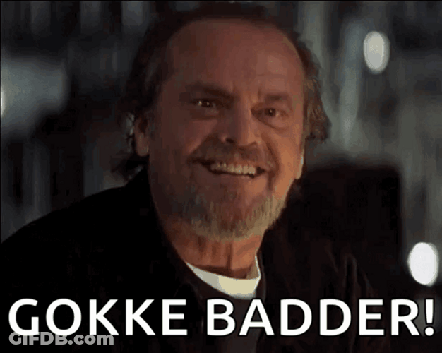 Gokke Badder Jack Nicholson Yes GIF