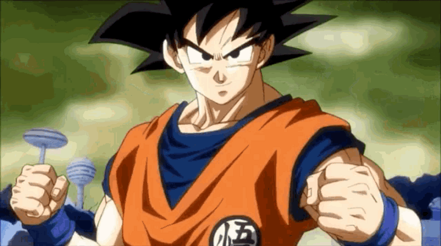 Goku Black And Gohan Fighting GIF