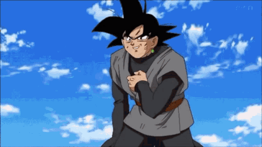 Goku Black Crazy Tremble GIF