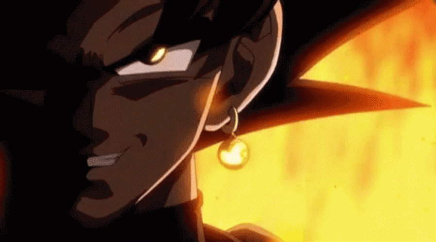Goku Black Evil Smile GIF