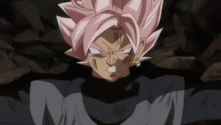 Goku Black Facing Vegeta GIF