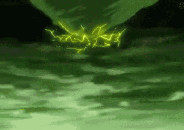 Goku Black Green Tornado GIF