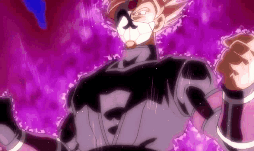 Goku Black Lightning Power GIF