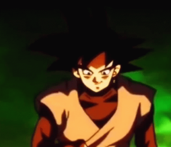 Goku Black Looking Down GIF