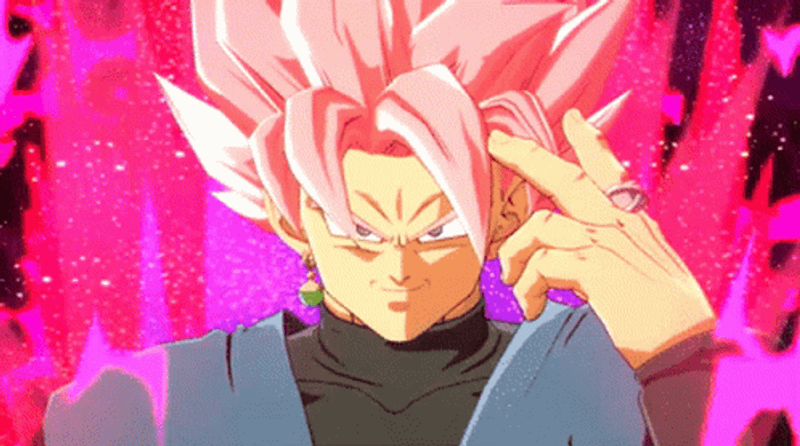Goku Black Pink Aura GIF