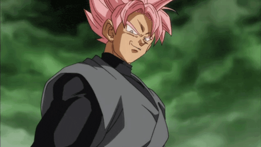 Goku Black Super Saiyan Rose GIF
