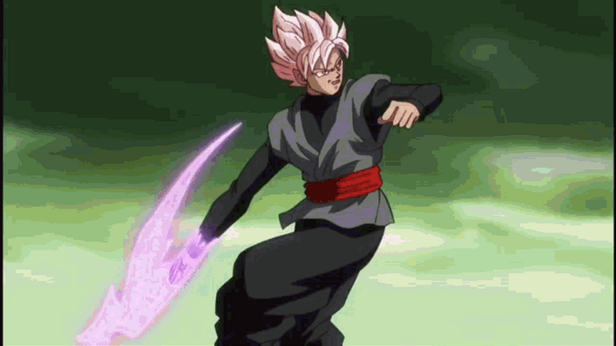 Goku Black Zamasu Exploding Attack GIF