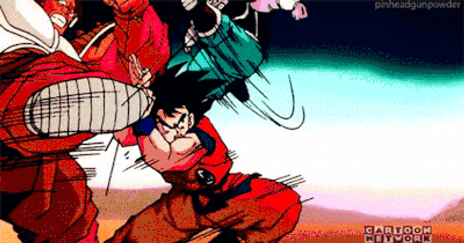 Goku Dragon Ball Z Fight GIF
