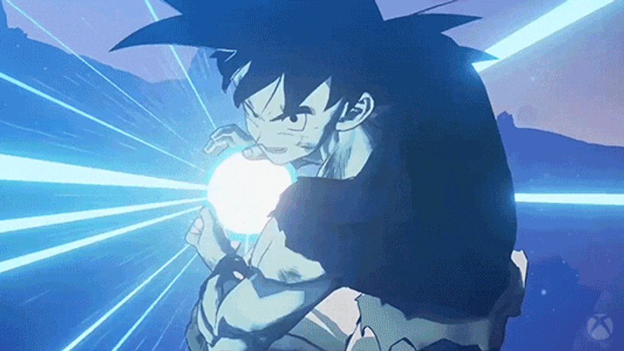 Goku Drip Kamehameha Wave GIF