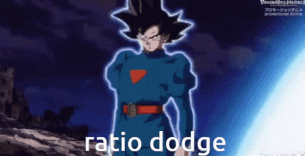 Goku Drip Ratio Dodge GIF