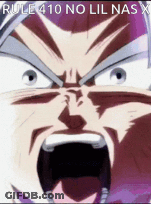 Goku Drip Rule 410 No Lil Nas X GIF