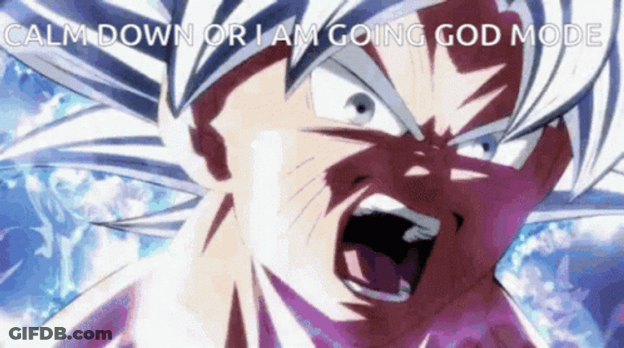 Goku God Mode GIF