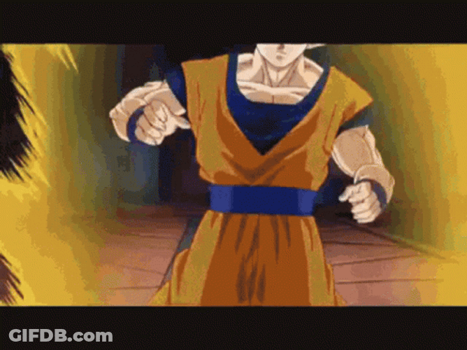 Goku Kamehameha Animation Effect GIF